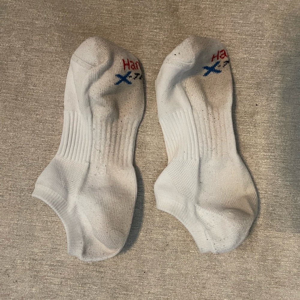 White Hanes socks